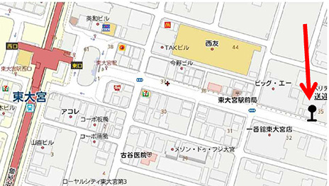 東大宮駅東口(宇都宮線)バスのりば