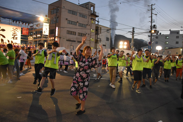 2015年釜石よいさ参加の様子