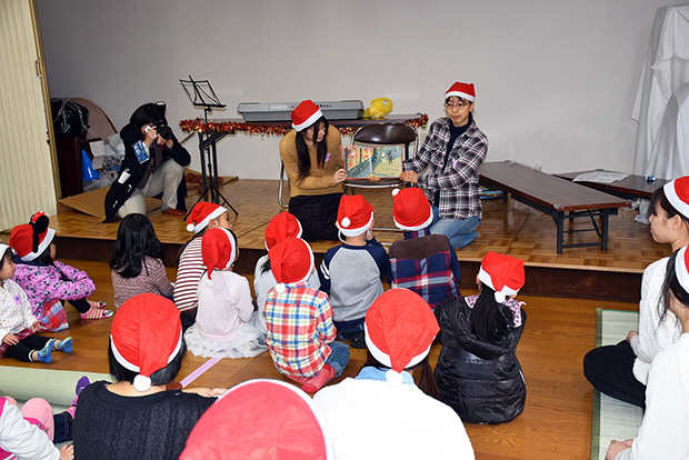 昨年のこどもクリスマス会の様子
