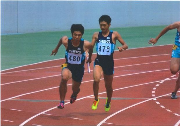 男子４×１００ｍリレー決勝