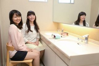 女子が安心してくつろげるスペースを整備しています。