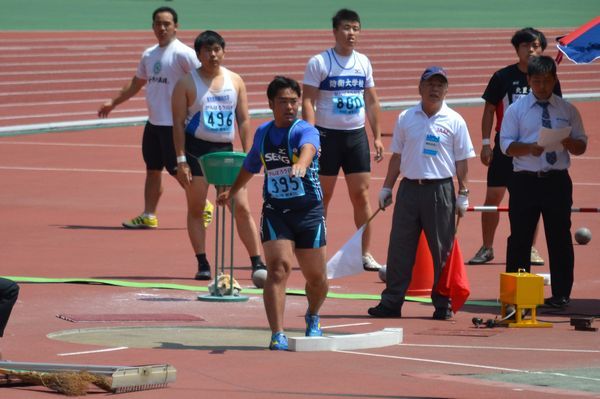 男子２部砲丸投決勝　中村 勇太 （埼玉ふじみ野）11m13 １９位 ／ 男子２部円盤投決勝 中村 勇太 （埼玉ふじみ野）31m09 ２３位