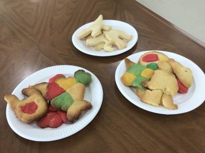 子どもたちと一緒に作ったクッキー